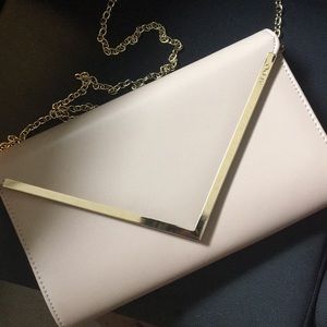 Aldo Nude Envelope Clutch